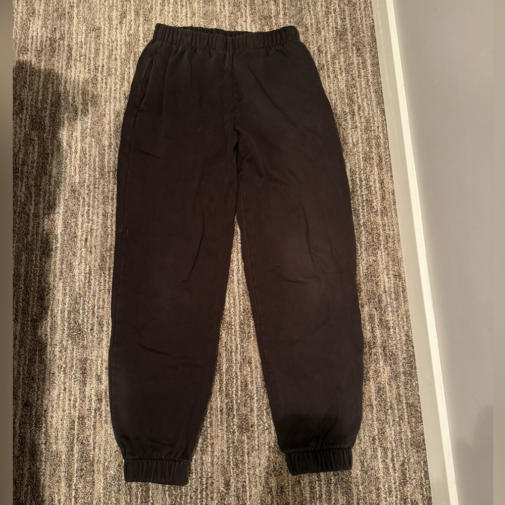 Black sweatpants, size Small